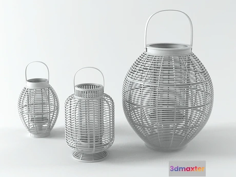 1202818 - FURNITURE 3D MODELS - Mekong lanterns