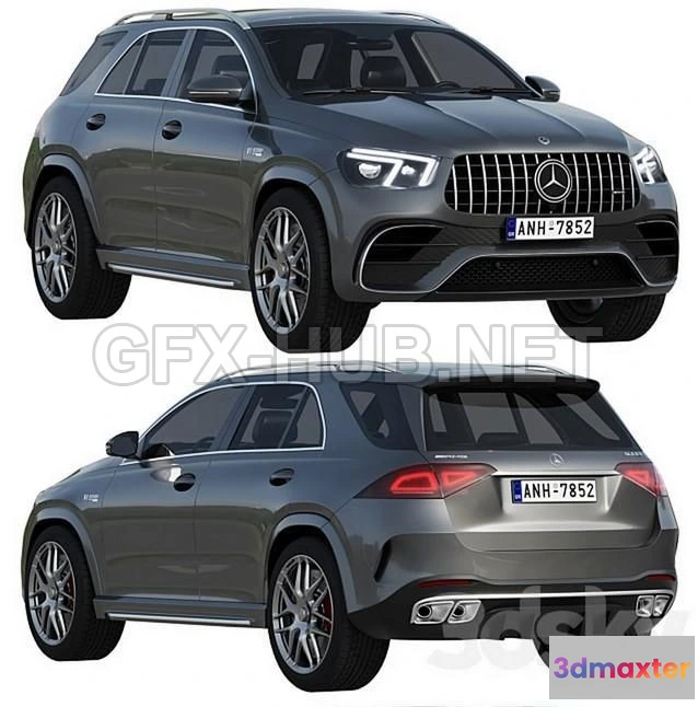 1202844 - FURNITURE 3D MODELS - Mercedes-Benz AMG GLE 63 2021
