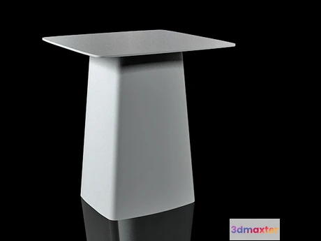 1202888 - FURNITURE 3D MODELS - Metal Side Table Medium