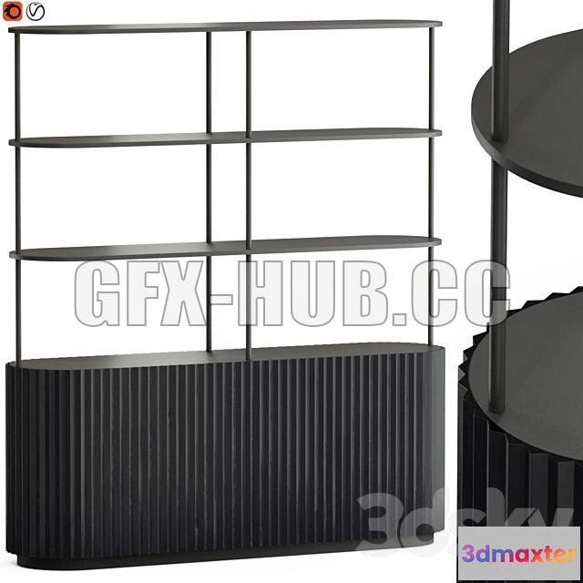 1202920 - FURNITURE 3D MODELS - Milla & Milli Eternel Bookcase