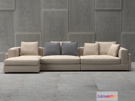 1202944 - FURNITURE 3D MODELS - Minotti Alison configuration 04