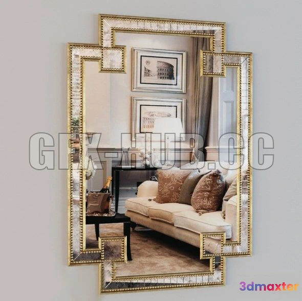 1203018 - FURNITURE 3D MODELS - Mirror 30