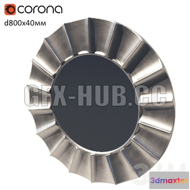 1203028 - FURNITURE 3D MODELS - Mirror round