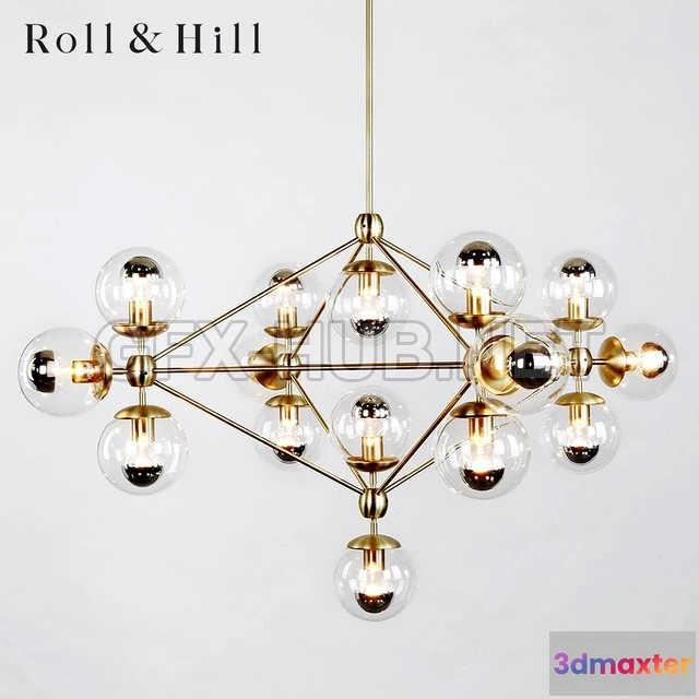 1203088 - FURNITURE 3D MODELS - Modo Chandelier - Roll & Hill