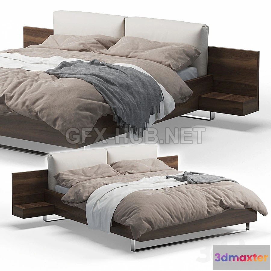 1203100 - FURNITURE 3D MODELS - Moeller lou bed