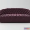1203102 - FURNITURE 3D MODELS - Mohair Sofa