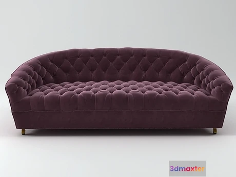 1203102 - FURNITURE 3D MODELS - Mohair Sofa