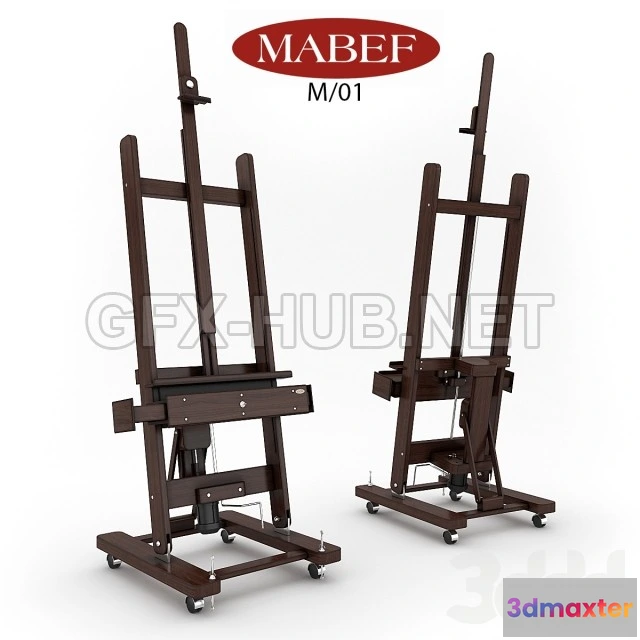 1203104 - FURNITURE 3D MODELS - Molbert Mabef М-01
