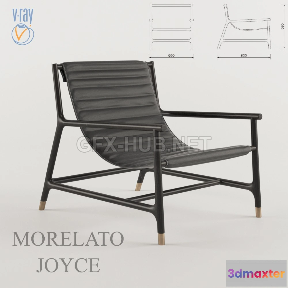 1203142 - FURNITURE 3D MODELS - Morelato JOYCE