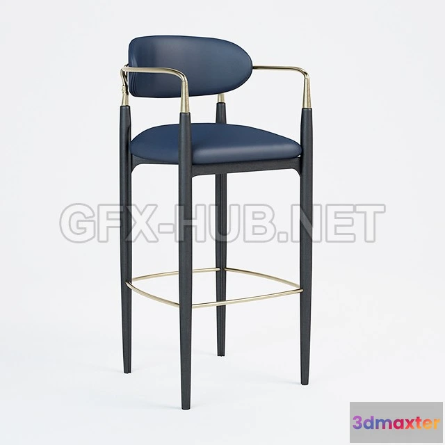 1203192 - FURNITURE 3D MODELS - Nahema Bar Stool