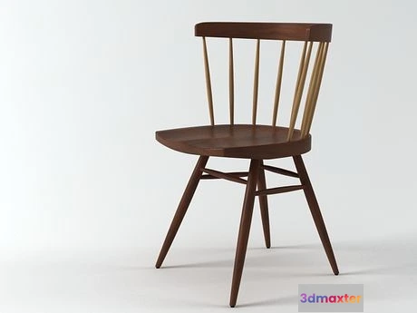 1203194 - FURNITURE 3D MODELS - Nakashima Straight Chair