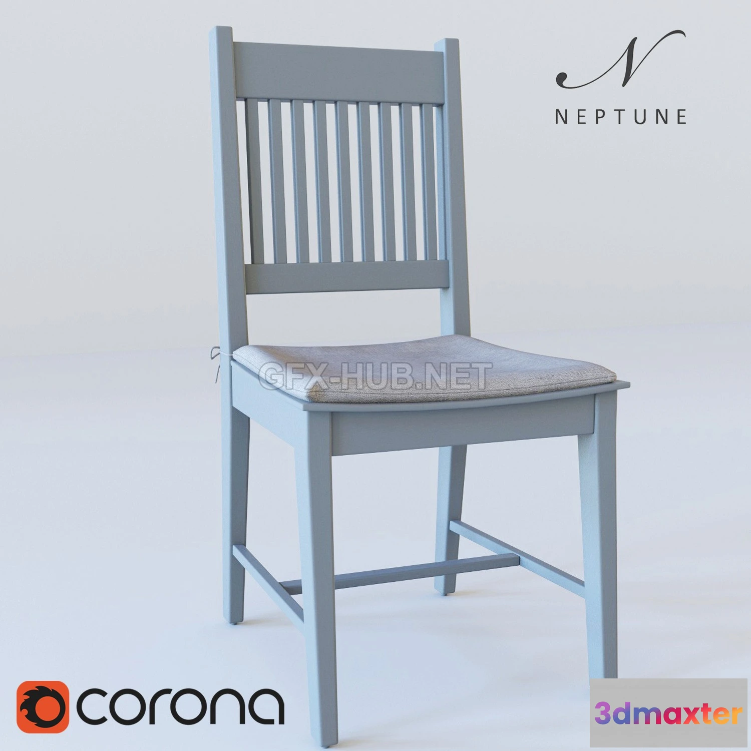 1203266 - FURNITURE 3D MODELS - NEPTUNE HARROGATE DINING CHAIR