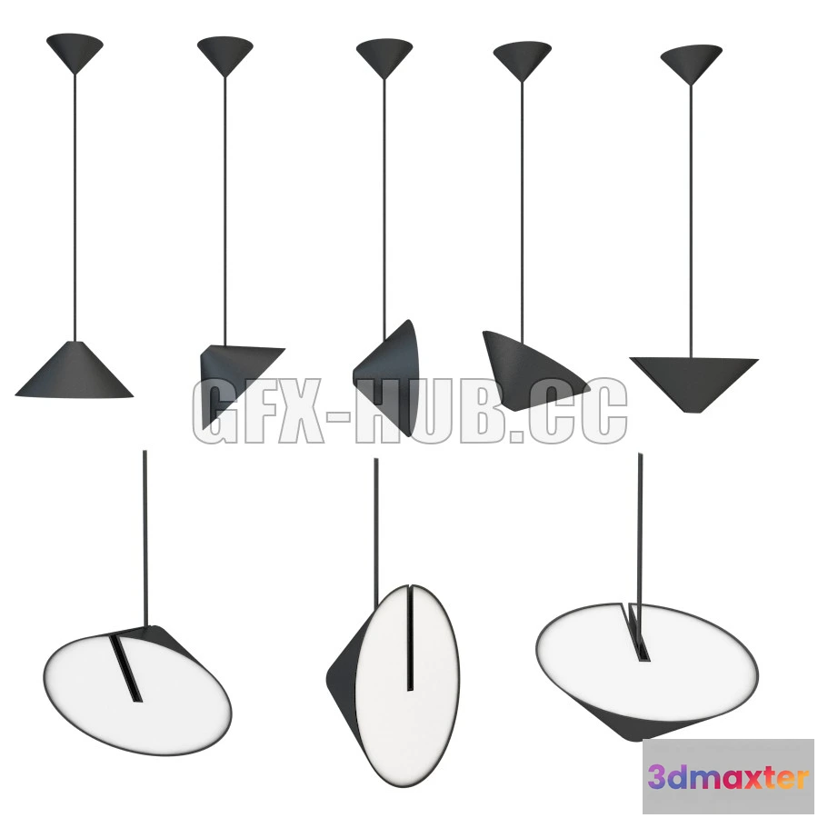 1203314 - FURNITURE 3D MODELS - Nod Daisuke Kitagawa pendant lamp