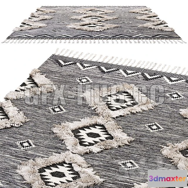 1203364 - FURNITURE 3D MODELS - nuLOOM Ikat Tassel Area Rugs