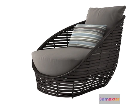 1203368 - FURNITURE 3D MODELS - Oasis lounge chair