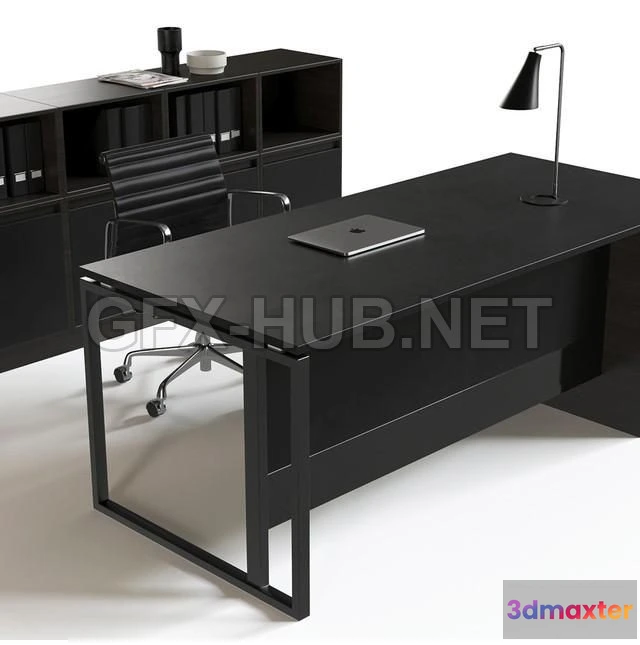 1203390 - FURNITURE 3D MODELS - Office Reception Furniture Set