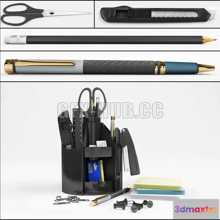 1203392 - FURNITURE 3D MODELS - Office to Office (stationery)