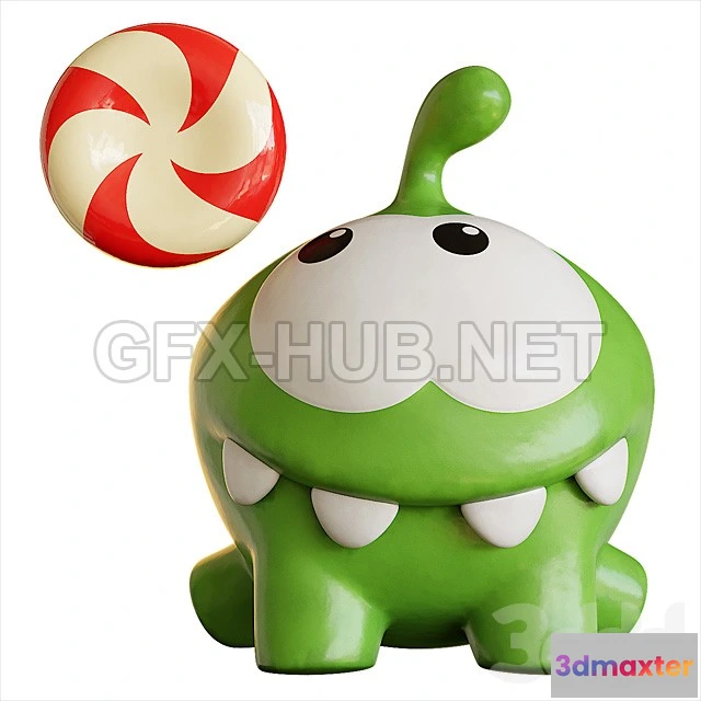 1203424 - FURNITURE 3D MODELS - Om Nom character