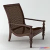 1203498 - FURNITURE 3D MODELS - Pacific Rattan Chair