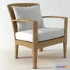 1203524 - FURNITURE 3D MODELS - Panama Lounge Chair