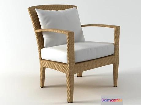 1203524 - FURNITURE 3D MODELS - Panama Lounge Chair