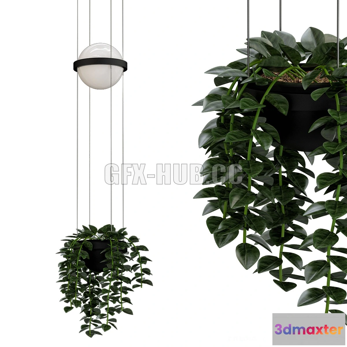 1203598 - FURNITURE 3D MODELS - Pendant lamp PALMA VIBI