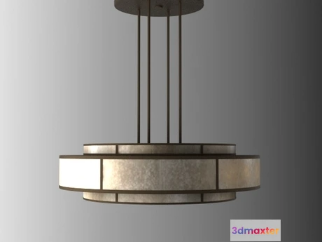 1203602 - FURNITURE 3D MODELS - Pendant Single 600140ST