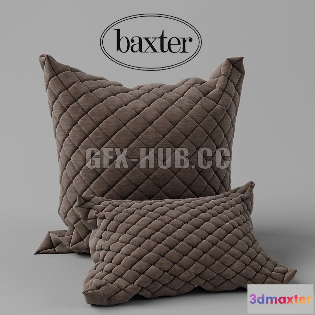 1203660 - FURNITURE 3D MODELS - Pillow by Baxter