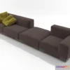 1203838 - FURNITURE 3D MODELS - Plastics Duo Sofa 5
