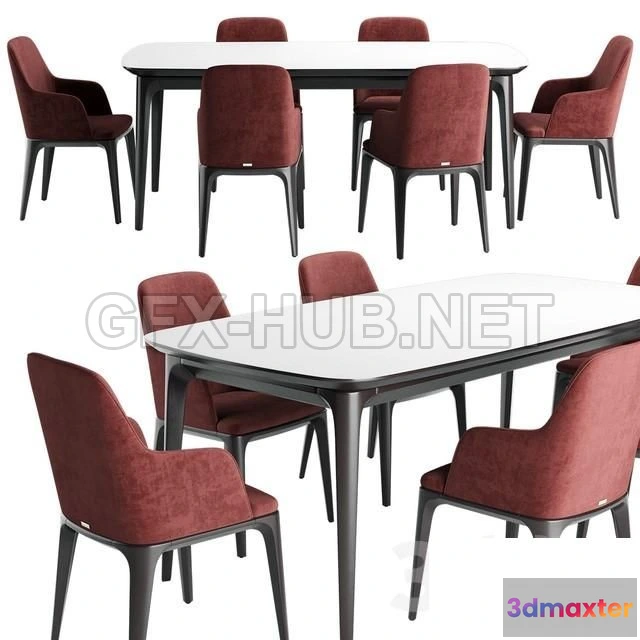 1203850 - FURNITURE 3D MODELS - Play table and chair