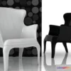 1203872 - FURNITURE 3D MODELS - Polycarbonate armchair