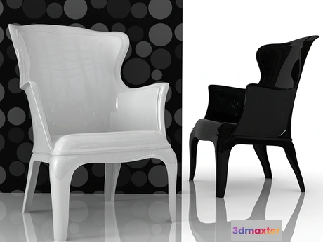 1203872 - FURNITURE 3D MODELS - Polycarbonate armchair