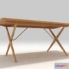 1203900 - FURNITURE 3D MODELS - PP 85 Tondern Table