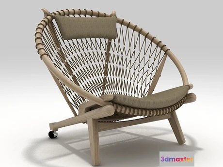 1203902 - FURNITURE 3D MODELS - PP130 Circle chair