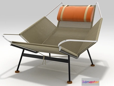 1203906 - FURNITURE 3D MODELS - PP225 Flag Halyard Chair