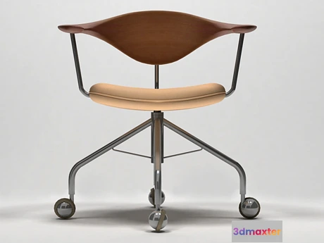1203908 - FURNITURE 3D MODELS - PP502 Swivel Chair