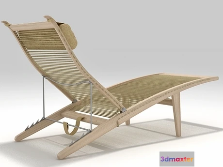 1203910 - FURNITURE 3D MODELS - PP524 Deckchair