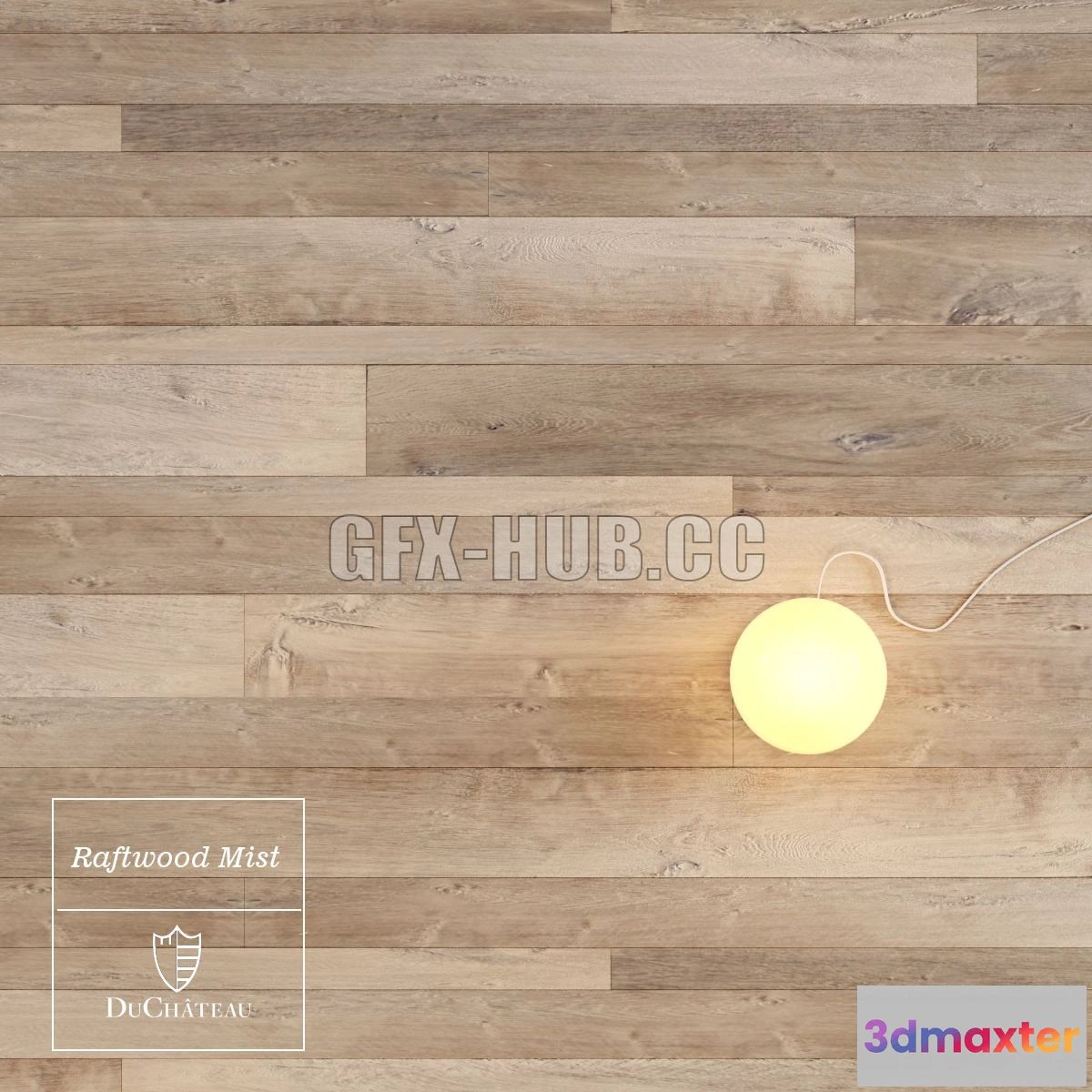 1203946 - FURNITURE 3D MODELS - Raftwood Mist Wooden Floor by DuChateau