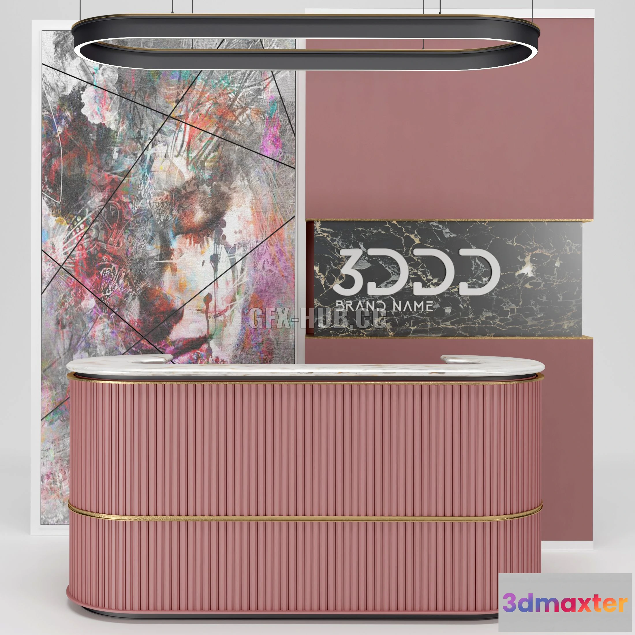 1203974 - FURNITURE 3D MODELS - Reception G38