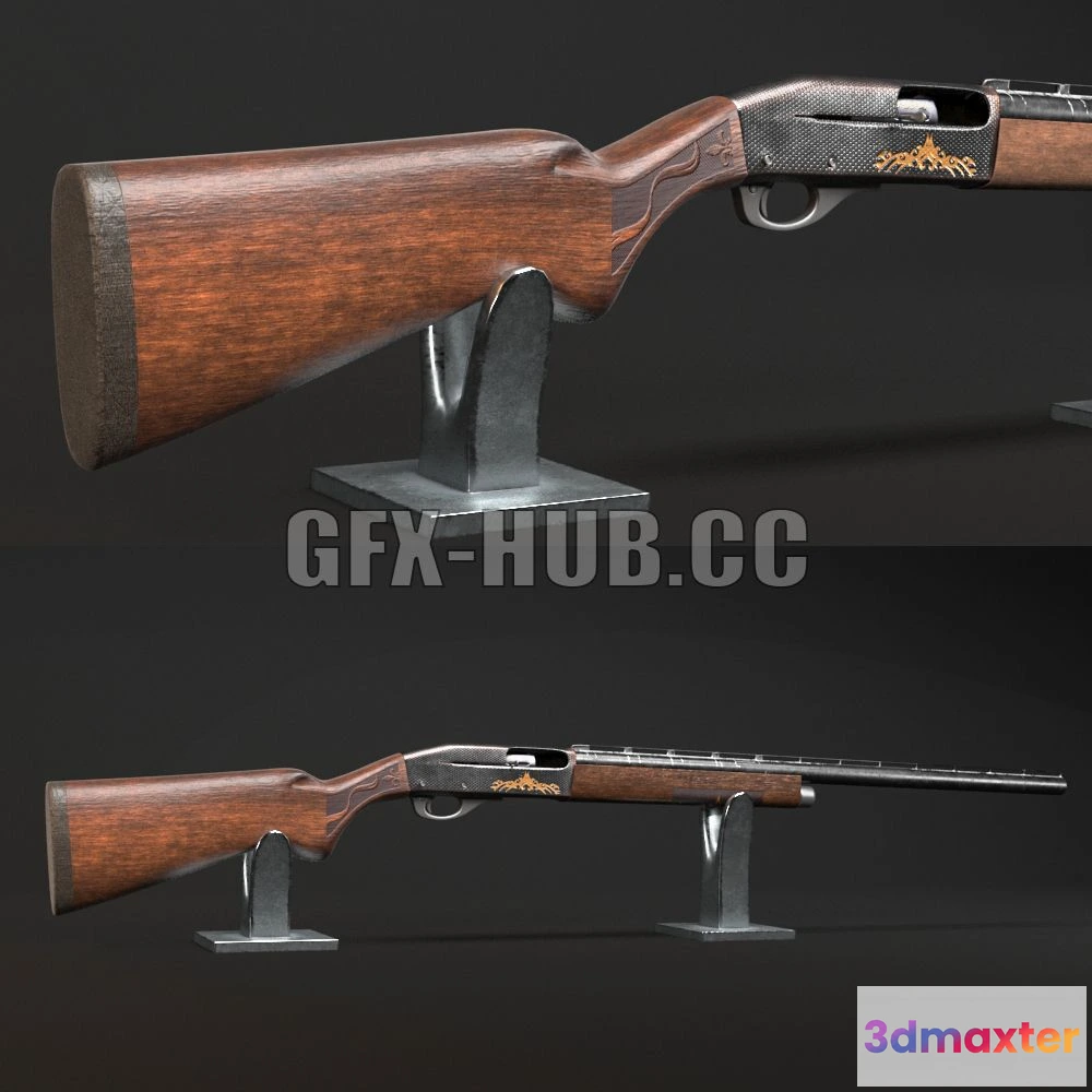 1203994 - FURNITURE 3D MODELS - Remington 1100