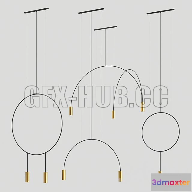 1204022 - FURNITURE 3D MODELS - Revolta Pendant Light