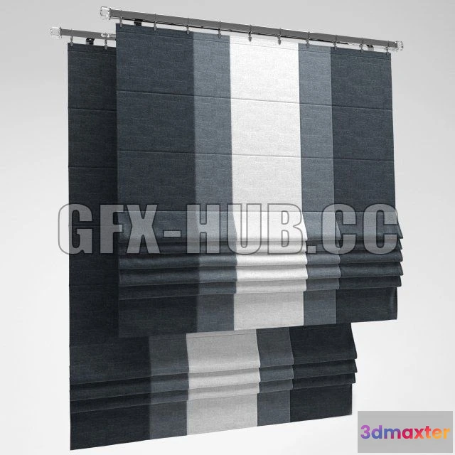 1204092 - FURNITURE 3D MODELS - Roman Shade 26
