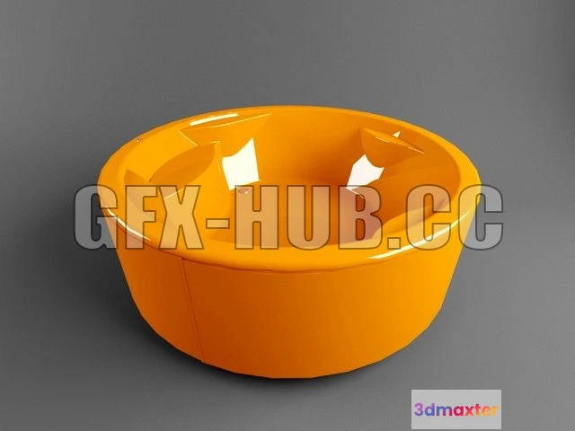 1204098 - FURNITURE 3D MODELS - Rondo round bathtub by PAA