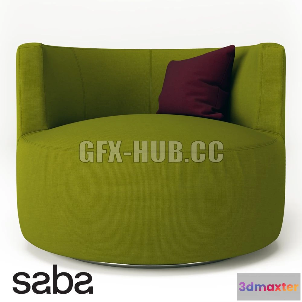 1204152 - FURNITURE 3D MODELS - Saba Italia, Chance