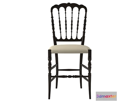 1204202 - FURNITURE 3D MODELS - Scalloped Chair