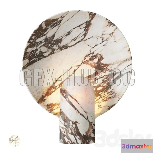 1204218 - FURNITURE 3D MODELS - Sculpted Calacatta Marble by Henry Wilson