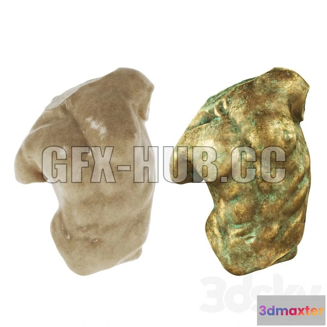 1204220 - FURNITURE 3D MODELS - Sculpture Gaddi Torso