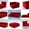 1204316 - FURNITURE 3D MODELS - Shangai Sofa system