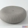 1204318 - FURNITURE 3D MODELS - Shell Pouf