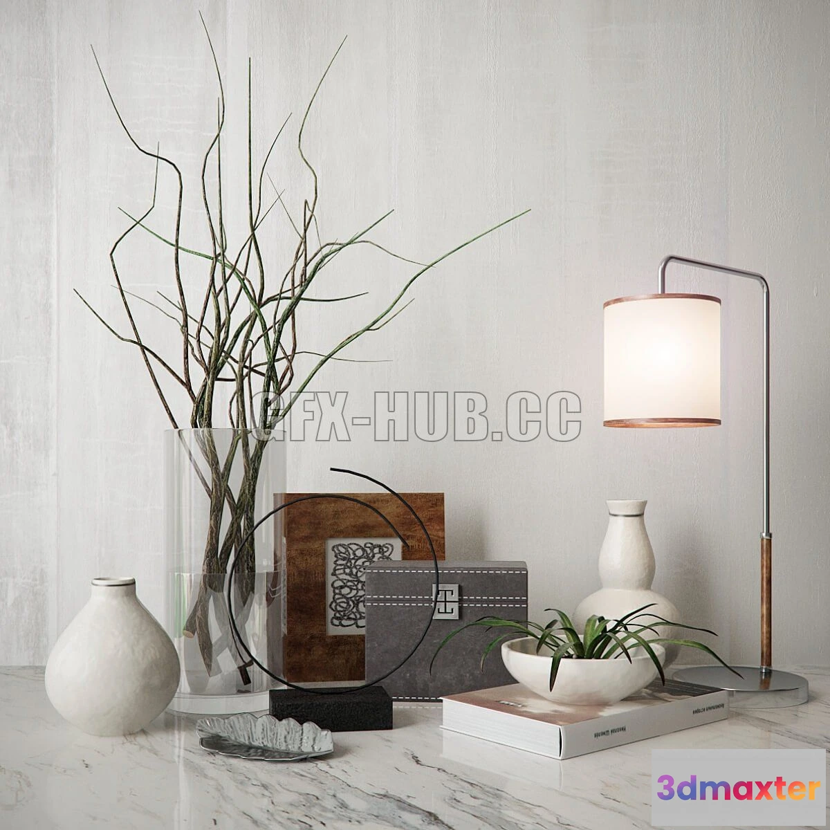 1204346 - FURNITURE 3D MODELS - Simple decorative set
